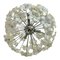 Lampadario Hollywood Regency Sputnik con fiori in acrilico, anni '80, Immagine 4
