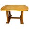 Art Nouveau Style Oak Side Table, France, 1960 1