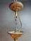 Lampadario antico Art Déco a tre rami, Francia, anni '20, Immagine 6