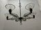 Large Art Deco Murano Glass Chandelier, 1940s, Image 12