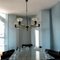 Large Art Deco Murano Glass Chandelier, 1940s, Image 4