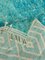 Modern Blue-Green Gemstone Moroccan Berber Wool Rug 4