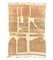 Tappeto moderno Beni Ouarain marocchino beige e marrone, Immagine 1