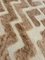 Modern Beige and Brown Moroccan Beni Ouarain Rug 8