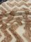 Modern Beige and Brown Moroccan Beni Ouarain Rug 5