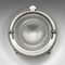 Antique English Caviar Dome in Silver-Plated Glass, 1910s 9