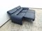 Sofá DS 2000 de cuero auténtico en azul oscuro de Robert Haussmann para de Sede, 1988, Imagen 7