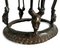 Vintage Tikar Hocker aus Bronze, 1960er 6