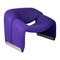 F598 Purple Groovy Chair by Pierre Paulin for Artifort 7