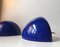 Vintage Quarto Blue Sconces by Claus Bonderup & Torsten Thorup for Lyskjær LB, 1970s, Set of 2 4