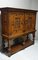 Vintage Schrank aus Eiche mit Gestell 1