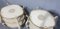 Bemalte Beistelltische, 2er Set 8