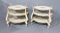 Bemalte Beistelltische, 2er Set 2