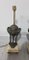 Französische Tischlampen aus Spelter & Marmor, 2er Set 2