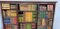 Offenes verstellbares Bibliotheks-Bücherregal aus Mahagoni 8