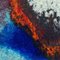 Large Ceramic Art Tiles with Multi Color Bright Glazes, 1970s, Set of 4 11