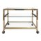 Vintage Brass Bar Cart 1