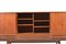 Credenza Mid-Century in teak con 4 ante scorrevoli, Danimarca, Immagine 6