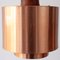 Lampada vintage in rame e teak, Danimarca, anni '60, Immagine 14