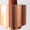 Lampada vintage in rame e teak, Danimarca, anni '60, Immagine 13