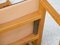 Wooden and Leather Chairs from Bross Company, Italy, 1980s, Set of 4 16