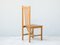 Wooden and Leather Chairs from Bross Company, Italy, 1980s, Set of 4 3