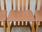 Wooden and Leather Chairs from Bross Company, Italy, 1980s, Set of 4 13