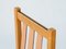 Wooden and Leather Chairs from Bross Company, Italy, 1980s, Set of 4 10
