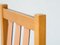 Wooden and Leather Chairs from Bross Company, Italy, 1980s, Set of 4 9