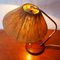 Lampada da tavolo in teak e vimini di Temde, anni '50, Immagine 8