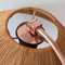 Teak and Rattan Table Lamp from Temde, 1950s 14