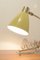 Französische Kleine Gelbe Mid-Century Messing Tischlampe 6