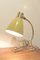 Französische Kleine Gelbe Mid-Century Messing Tischlampe 3