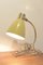 Mid-Century French Yellow & Brass Mini Table Lamp 3