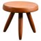 Low Berger Stool by Charlotte Perriand, 1952, Image 1
