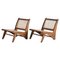 Set of PJ-SI-60-A Lounge Chairs by Pierre Jeanneret, 1960 1