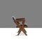 Teak & Leather PJ-SI-49-A Chair by Pierre Jeanneret, 1960s, Image 3