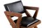 Teak & Leather PJ-SI-49-A Chair by Pierre Jeanneret, 1960s, Image 9