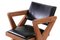 Teak & Leather PJ-SI-49-A Chair by Pierre Jeanneret, 1960s, Image 8