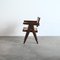 Silla de oficina Mid-Century de caña PJ-SI-28-A de Pierre Jeanneret, 1955, Imagen 8