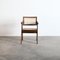 Silla de oficina Mid-Century de caña PJ-SI-28-A de Pierre Jeanneret, 1955, Imagen 2