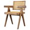 Chaise de Bureau PJ-SI-28-A Mid-Century en Rotin par Pierre Jeanneret, 1956 1