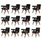 Sedie da comitato Mid-Century PJ-SI-30-C di Pierre Jeanneret, anni '50, set di 12, Immagine 2