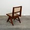 Mid-Century Modern PJ-SI-25-A Low Chair by Pierre Jeanneret, Chandigarh, 1950s, Image 4