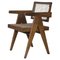 Butaca de oficina PJ-SI-28-B Mid-Century moderna de Pierre Jeanneret, años 50, Imagen 1