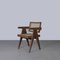Mid-Century Modern PI-SI-28-A Cane Office Armchair by Pierre Jeanneret, 1950s, Image 1