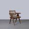 Mid-Century Modern PI-SI-28-A Cane Office Armchair by Pierre Jeanneret, 1950s, Image 4