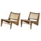 Sedie Kangaroo Mid-Century PJ-SI-59-A di Pierre Jeanneret, anni '50, set di 2, Immagine 1