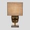 Vintage Messing Gesicht Skulpturen Tischlampen, 1970er, 2er Set 6