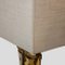 Vintage Brass Face Sculpture Table Lamps, 1970s, Set of 2, Image 5